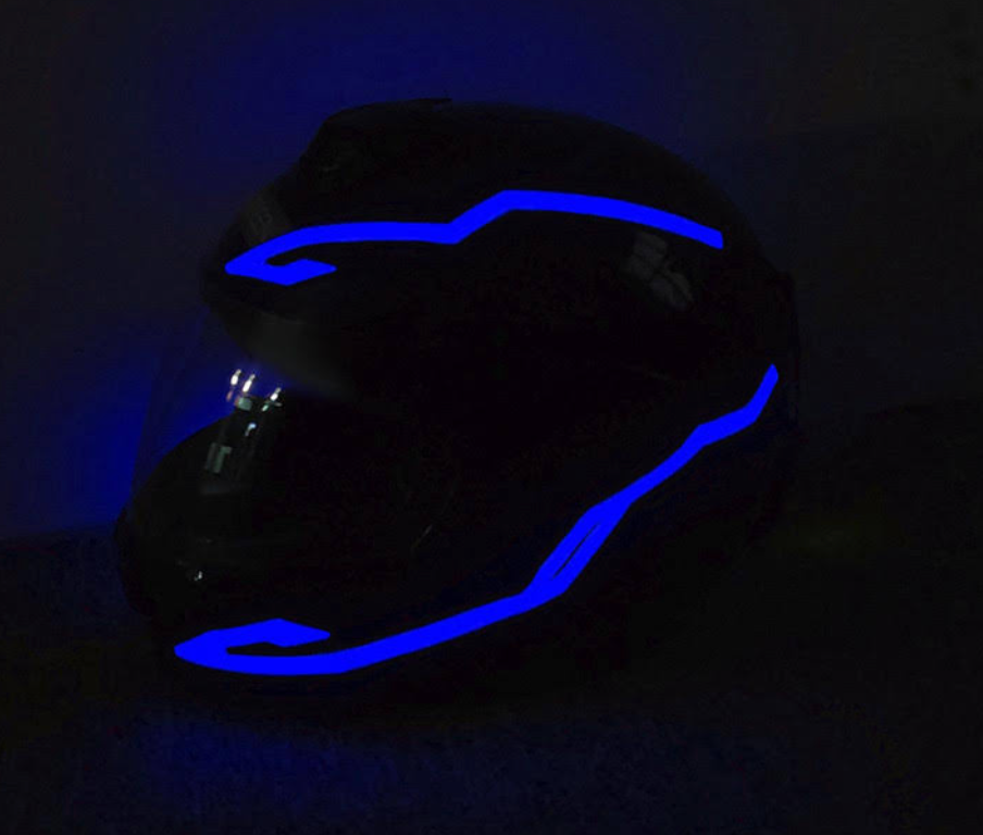NUEVAS LUCES PARA CASCO DE MOTO