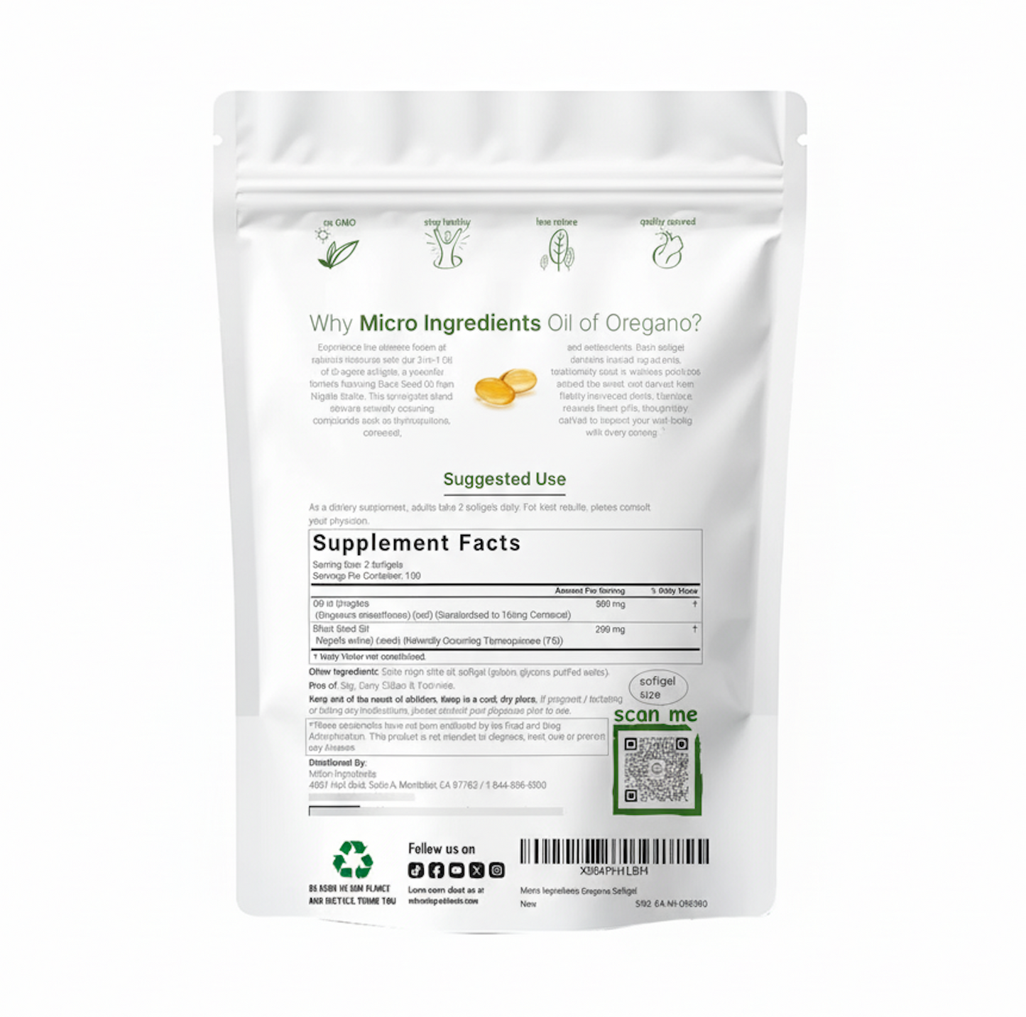 OIL OF OREGANO 2-en-1 (SOFTGELS)