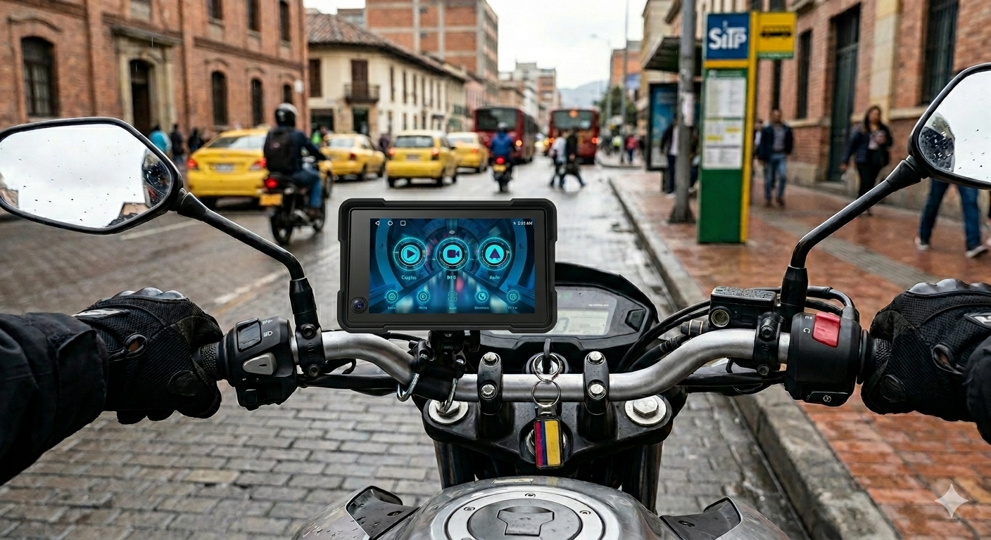 Pantalla Aiwa AW-GP50M: Navegación Segura e Inteligente para tu moto