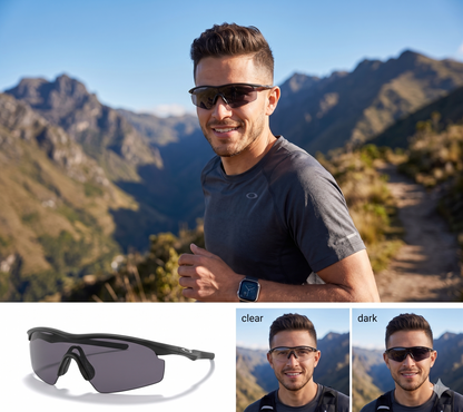 Kit Gafas Deportivas OKL Strike – 6 Lentes Intercambiables + Estuche Rígido