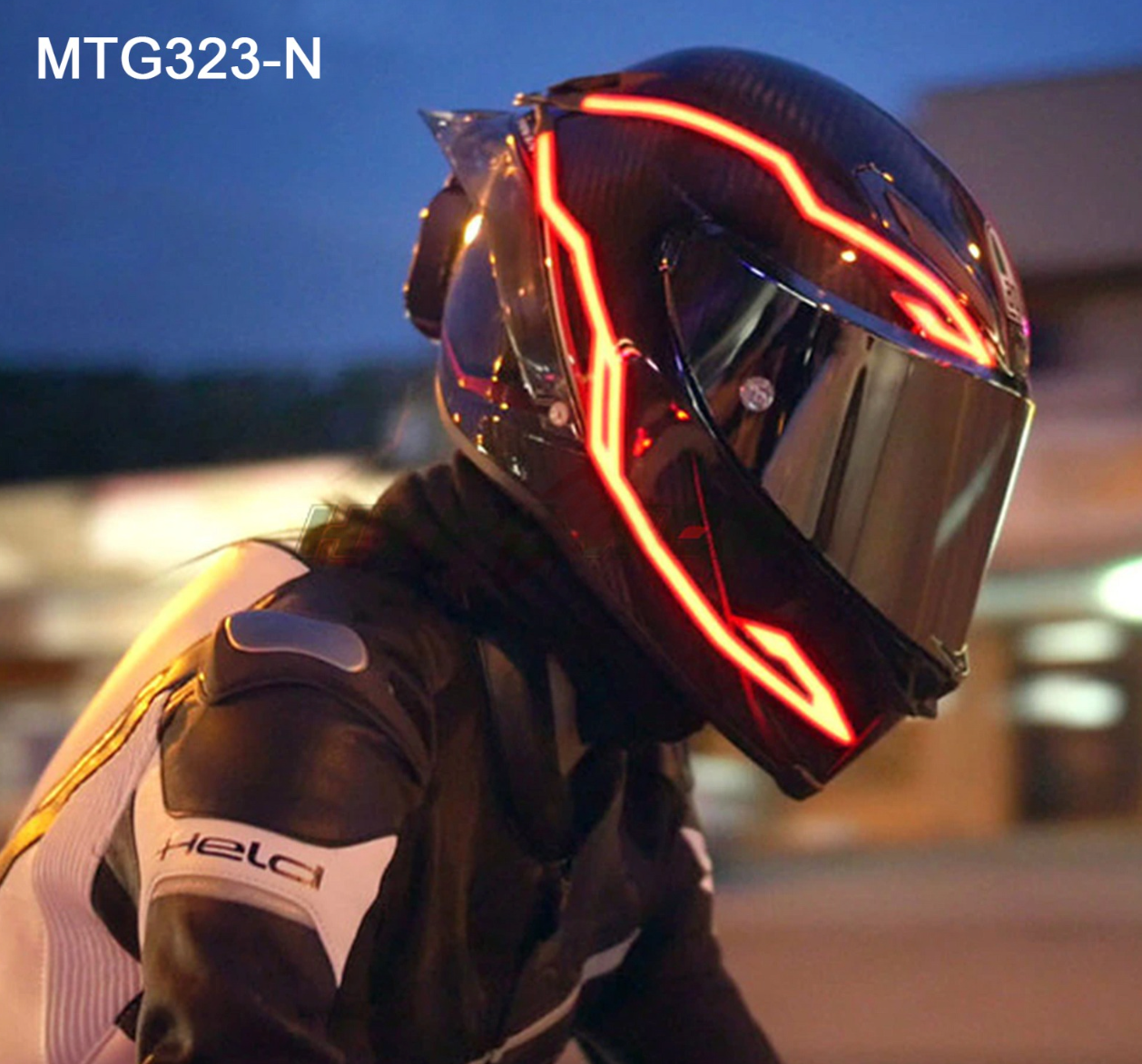 NUEVAS LUCES PARA CASCO DE MOTO
