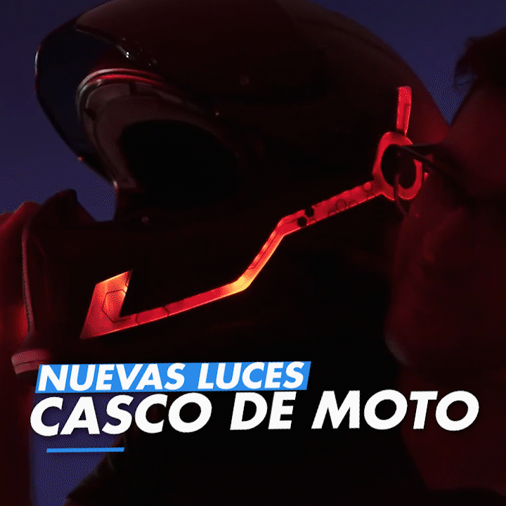 NUEVAS LUCES PARA CASCO DE MOTO